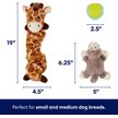 Show in main carousel: Frisco Jungle Pals Plush & Rope Variety Pack Dog Toy, Small/Medium, 6 count slide 2 of 6
