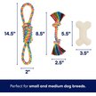Show in main carousel: Frisco Jungle Pals Plush & Rope Variety Pack Dog Toy, Small/Medium, 6 count slide 3 of 6