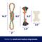 Show in main carousel: Frisco Jungle Pals Plush & Rope Variety Pack Dog Toy, Small/Medium, 6 count slide 3 of 6