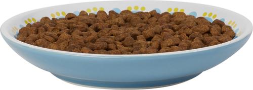 Show full view: Frisco Kaleidoscope Pattern Non-skid Ceramic Cat Dish, Blue, 0.5 cup, 1 count slide 4 of 7