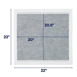 Frisco Large Charcoal Dog Training & Potty Pads, 22 x 23-in, Unscented, 50 count slide 2 of 9