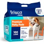Frisco Large Premium Dog Training & Potty Pads, 22 x 23-in, Unscented, 100 count