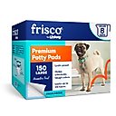 Frisco Large Premium Dog Training & Potty Pads, 22 x 23-in, Unscented, 150 count, Geometric Print