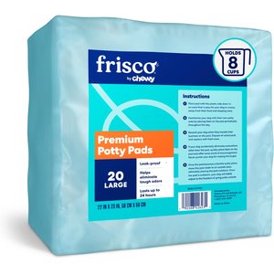 Frisco Large Premium Dog Training & Potty Pads, 22 x 23-in, Unscented, 20 count