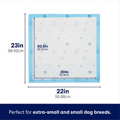 Frisco Large Premium Dog Training & Potty Pads, 22 x 23-in, Unscented, 50 count, Paws & Bones slide 2 of 9