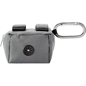 Frisco Large Size Dog Poop Bags with Fabric Dispenser, Gray