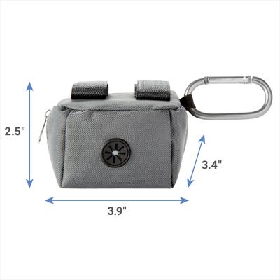 Show full view: Frisco Large Size Dog Poop Bags with Fabric Dispenser, Gray slide 3 of 10