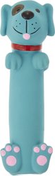 Frisco Latex Squeaky Puppy Toy, Blue, X-Small/Small
