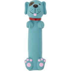 Frisco Latex Squeaky Puppy Toy, Blue, X-Small/Small