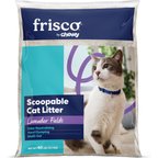 Frisco Multi-Cat Lavender Fields Scented Clumping Clay Cat Litter, 40-lb bag
