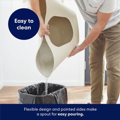 Show full view: Frisco Leaf High-Sided Cat Litter Box, Large, 21-in slide 5 of 7