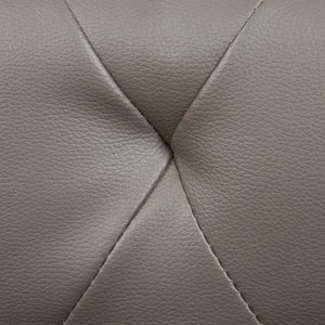 Frisco Leatherette Tufted Sofa Cat & Dog Bed, Dark Gray, Large