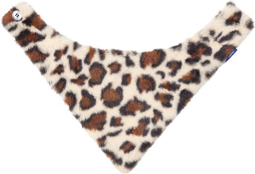Show full view: Frisco Leopard Faux Fur Dog & Cat Bandana, Medium/Large slide 3 of 8