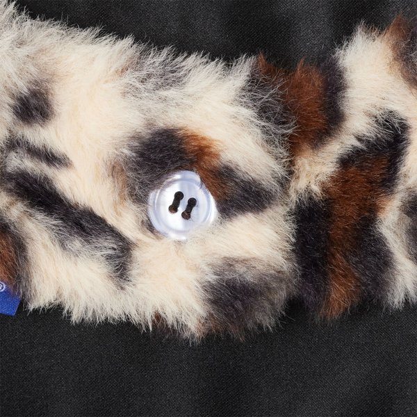 Show full view: Frisco Leopard Faux Fur Dog & Cat Bandana, Medium/Large slide 4 of 8