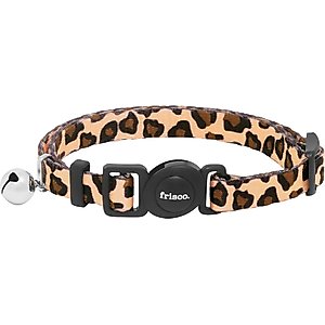 BRONZEDOG Leather Cat Collar with Bell