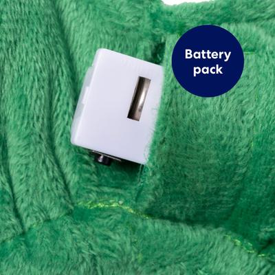 Show full view: Frisco Light Up Christmas Wreath Dog & Cat Collar, Medium/Large slide 5 of 10