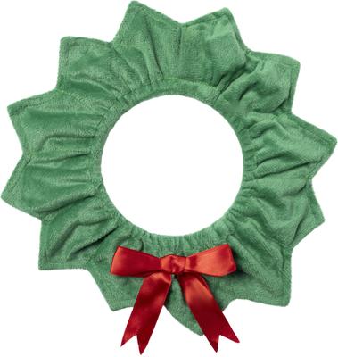 Show full view: Frisco Light Up Christmas Wreath Dog & Cat Collar, Medium/Large slide 3 of 10
