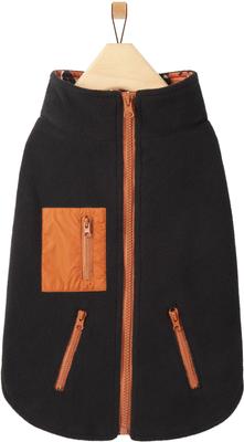 Show full view: Frisco Light Weight Leopard Print Lined Fleece Dog & Cat Vest, Medium slide 5 of 10