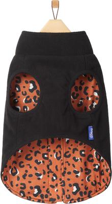 Show full view: Frisco Light Weight Leopard Print Lined Fleece Dog & Cat Vest, Medium slide 6 of 10
