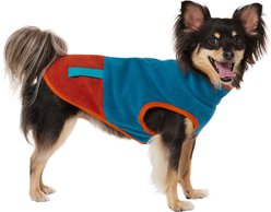 Frisco Light Weight Utility Colorblock Fleece Dog & Cat Vest, Medium