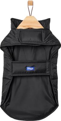 Show full view: Frisco Lightweight Basic Dog & Cat Puffer, Black, Medium slide 5 of 11