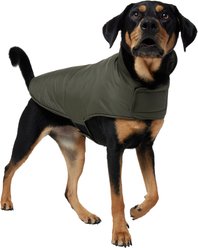 Frisco Lightweight Basic Dog & Cat Puffer, Green, X-Large