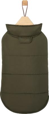 Show full view: Frisco Lightweight Basic Dog & Cat Puffer, Green, XX-Large slide 3 of 10