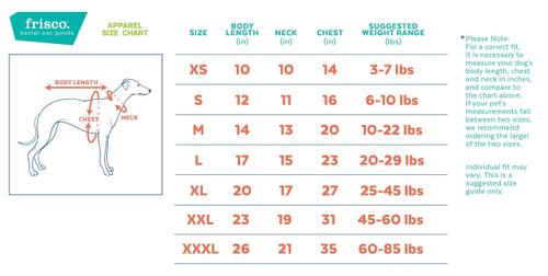 Show full view: Frisco Lightweight Classic Dog & Cat Coat, Red, XXX-Large slide 2 of 8