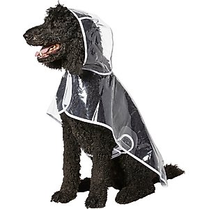 Frisco Lightweight Clear Vinyl Dog Raincoat, Clear, XXX-Large