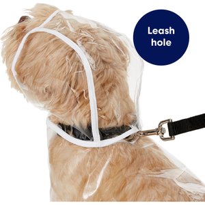 Frisco Lightweight Clear Vinyl Dog Raincoat, Clear, Large