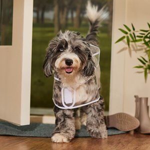 Frisco Lightweight Clear Vinyl Dog Raincoat, Clear, Large