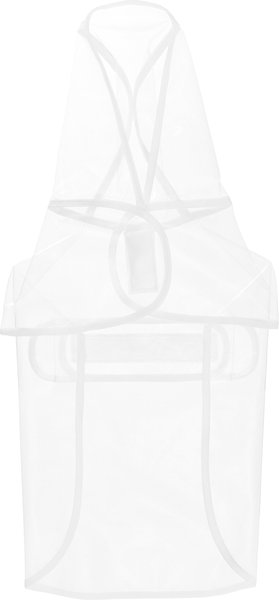 Show full view: Frisco Lightweight Clear Vinyl Dog Raincoat, Clear, Small slide 4 of 9