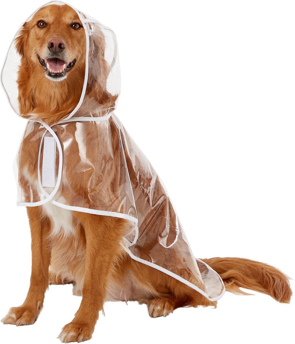 Frisco Lightweight Clear Vinyl Dog Raincoat