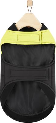 Show full view: Frisco Lightweight Colorblock Puffer Dog & Cat Jacket, Black, XX-Large slide 4 of 8