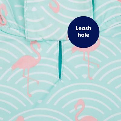 Show full view: Frisco Lightweight Flamingo Dog Raincoat, X-Large slide 6 of 9