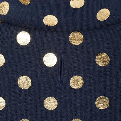 Show full view: Frisco Lightweight Gold Dotted Dog & Cat Jacket, Navy, Large slide 5 of 7
