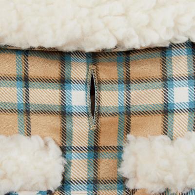 Show full view: Frisco Lightweight Plaid Pocket Dog & Cat Coat, Medium slide 5 of 9