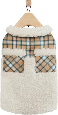 Show full view: Frisco Lightweight Plaid Pocket Dog & Cat Coat, XX-Large slide 4 of 10