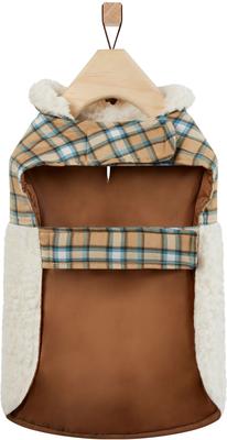 Show full view: Frisco Lightweight Plaid Pocket Dog & Cat Coat, XX-Large slide 5 of 10
