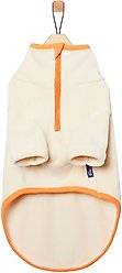 Frisco Lightweight Polar Fleece Dog & Cat 1/4 Zip, Cream, Large slide 2 of 8
