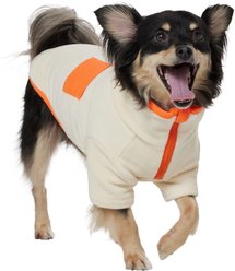 Frisco Lightweight Polar Fleece Dog & Cat 1/4 Zip, Cream, Small slide 2 of 9