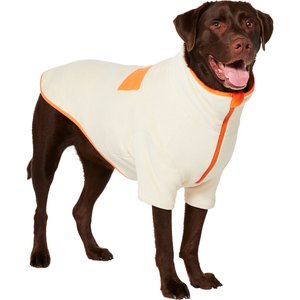 Frisco Lightweight Polar Fleece Dog & Cat 1/4 Zip, Cream, XX-Large