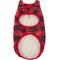 Show in main carousel: Frisco Lightweight Quilted Water-Resistant Reversible Insulated Dog & Cat Jacket, Gray/Red Plaid, X-Large slide 3 of 10