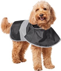 Frisco Lightweight Rainy Days Dog Raincoat, Black, Large