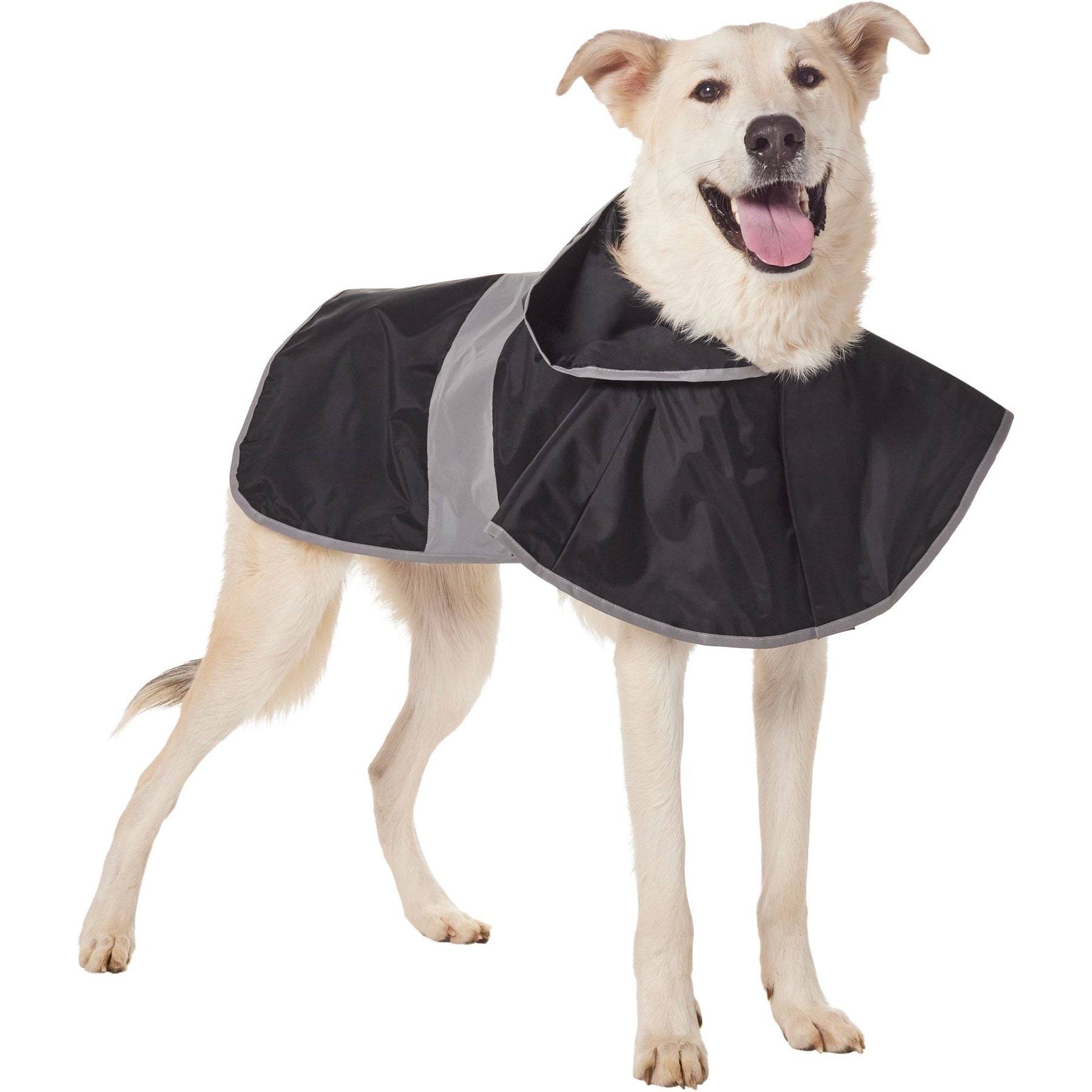 Frisco Lightweight Rainy Days Dog Raincoat, Black, XX-Large