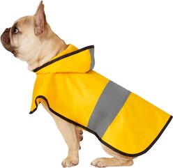 Frisco Lightweight Rainy Days Dog Raincoat, Yellow, Medium