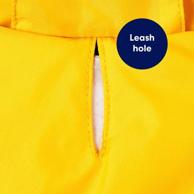 Show full view: Frisco Lightweight Rainy Days Dog Raincoat, Yellow, Medium slide 5 of 10