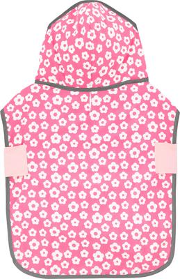 Show full view: Frisco Lightweight Reversible Packable Travel Dog Raincoat, Pink, Large slide 5 of 10