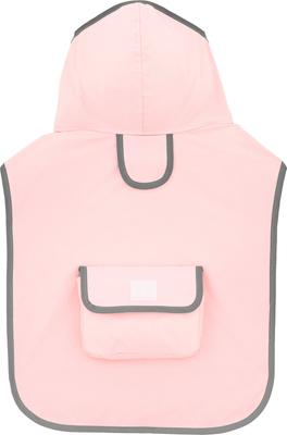 Show full view: Frisco Lightweight Reversible Packable Travel Dog Raincoat, Pink, X-Large slide 5 of 11