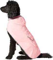 Frisco Lightweight Reversible Packable Travel Dog Raincoat, Pink, XXX-Large
